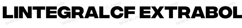 lIntegralCF ExtraBol字体转换